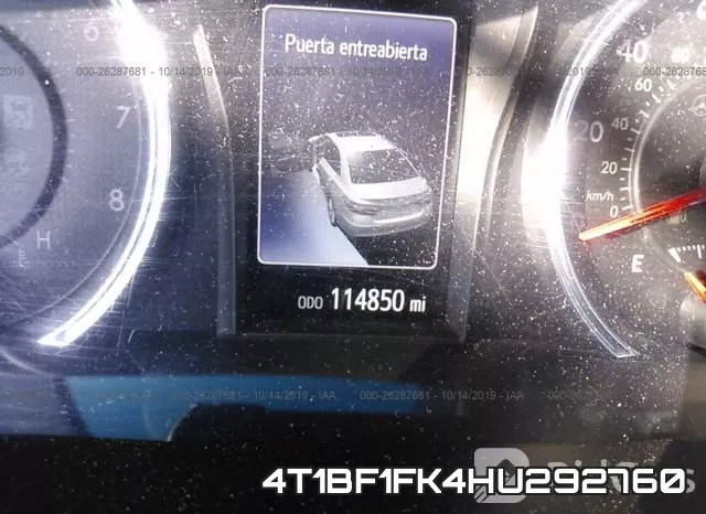 4T1BF1FK4HU292760 фото 8