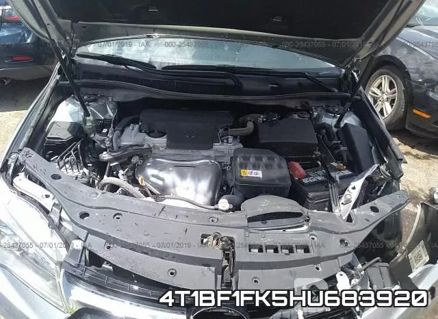 4T1BF1FK5HU683920 фото 2