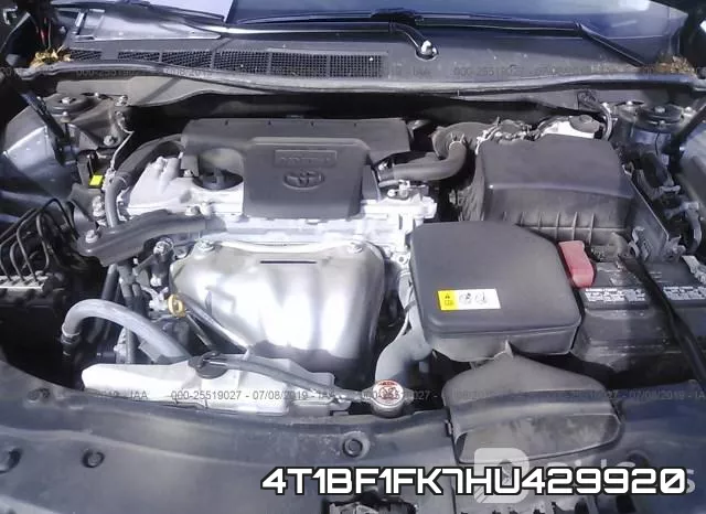 4T1BF1FK7HU429920 фото 2