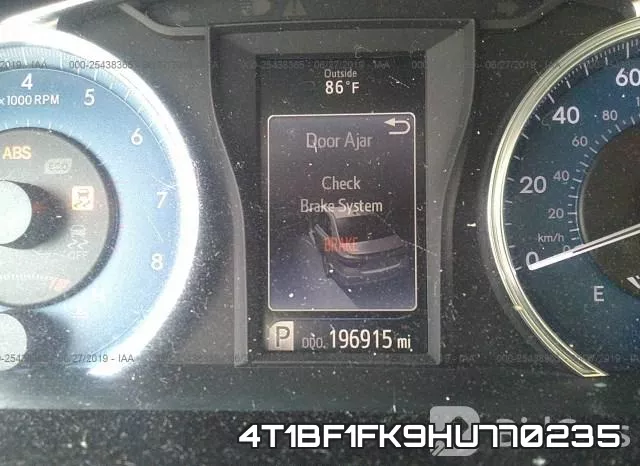 4T1BF1FK9HU770235 фото 8
