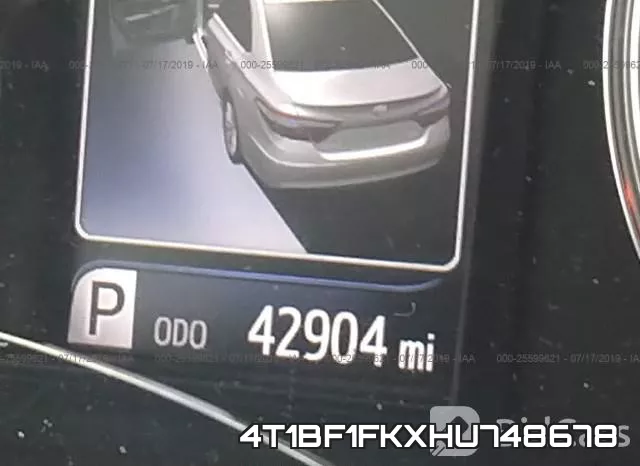4T1BF1FKXHU748678 фото 8