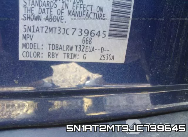 5N1AT2MT3JC739645 фото 10