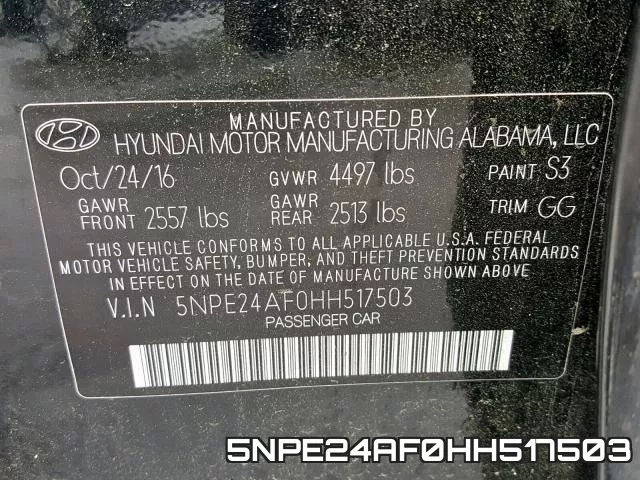 5NPE24AF0HH517503 фото 2