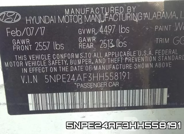 5NPE24AF3HH558191 фото 10