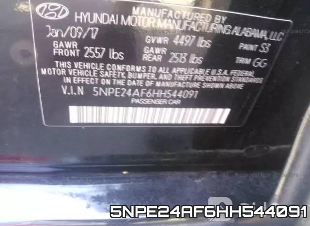 5NPE24AF6HH544091 фото 10