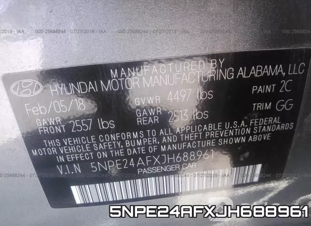 5NPE24AFXJH688961 фото 10