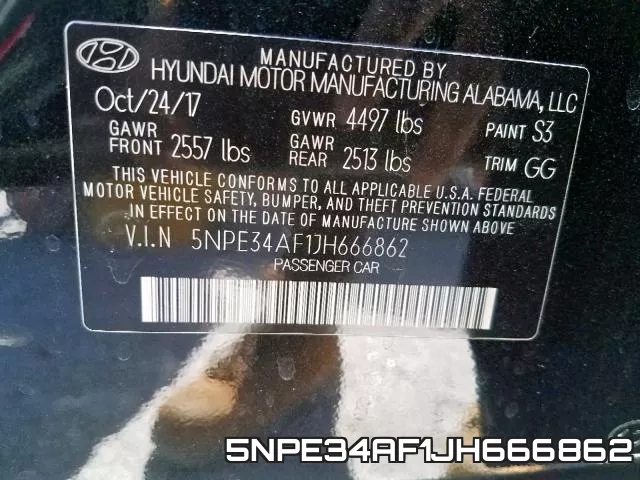5NPE34AF1JH666862 фото 2