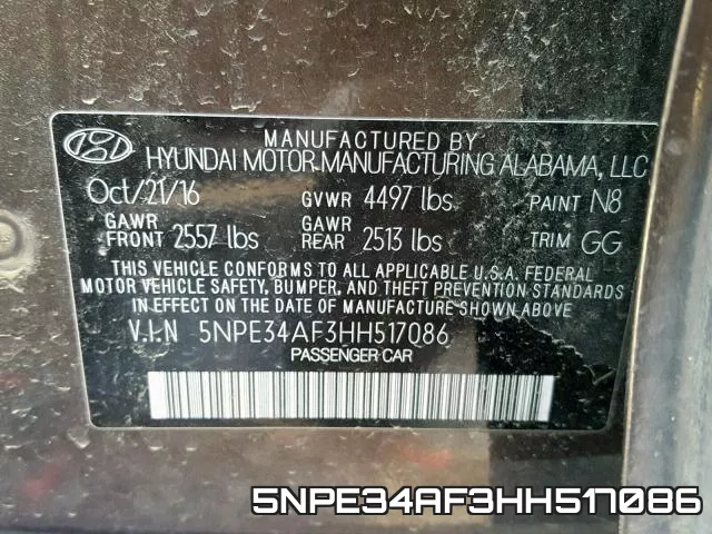 5NPE34AF3HH517086 фото 2