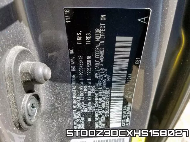 5TDDZ3DCXHS158027 фото 2