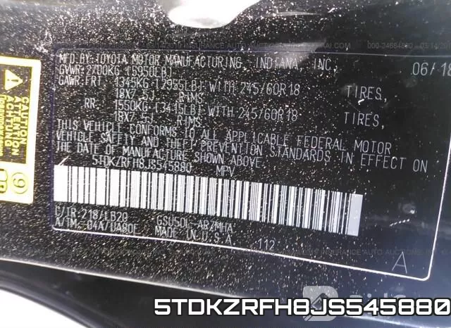 5TDKZRFH8JS545880 фото 10