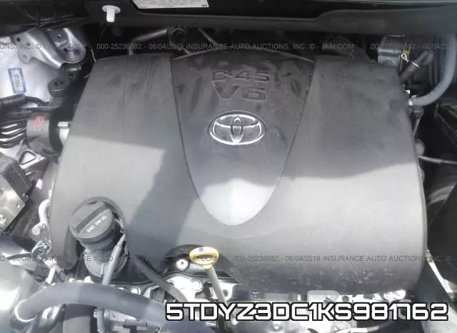 5TDYZ3DC1KS981762 фото 2