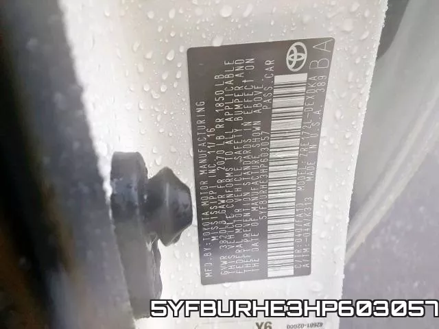 5YFBURHE3HP603057 фото 2