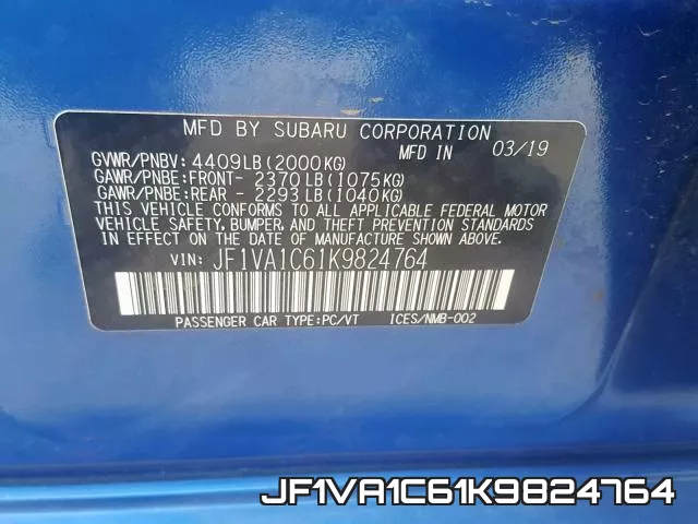 JF1VA1C61K9824764 фото 2