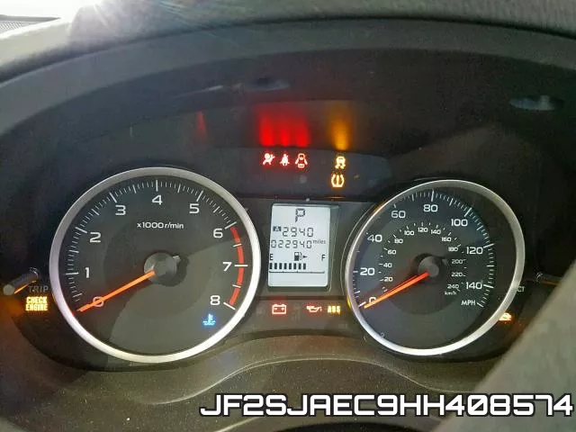 JF2SJAEC9HH408574 фото 9