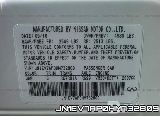 JN1EV7AP0HM732809 фото 10