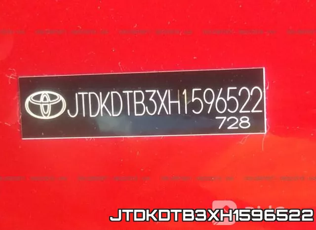 JTDKDTB3XH1596522 фото 9