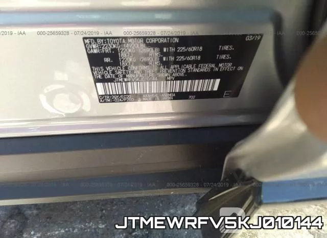 JTMEWRFV5KJ010144 фото 10