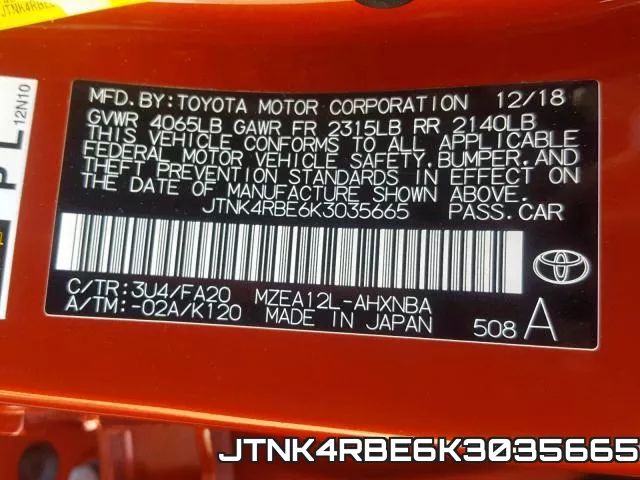 JTNK4RBE6K3035665 фото 2