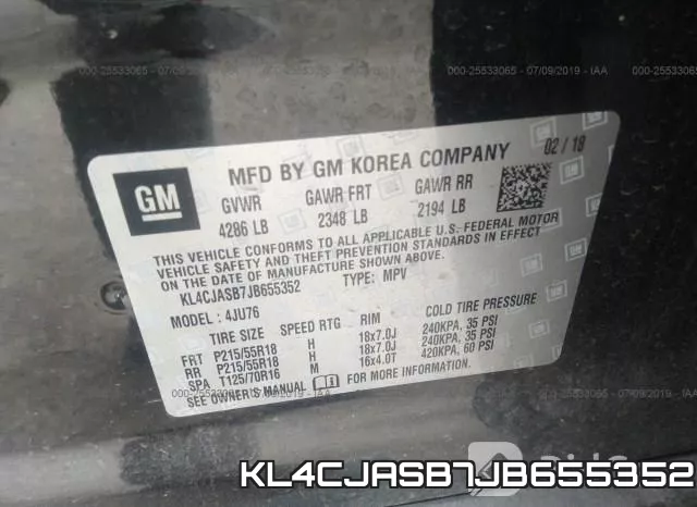 KL4CJASB7JB655352 фото 10