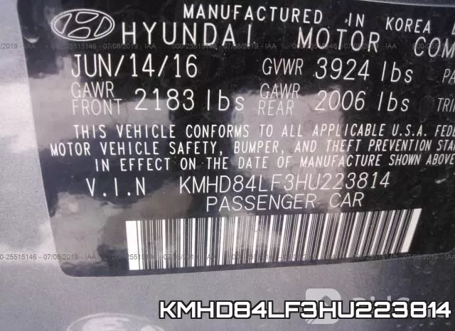 KMHD84LF3HU223814 фото 10