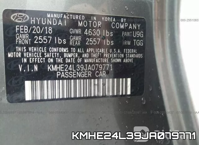 KMHE24L39JA079771 фото 10
