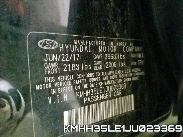KMHH35LE1JU023369 фото 2