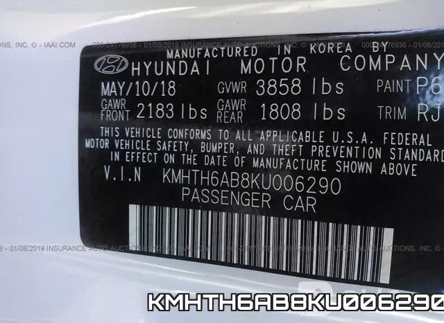 KMHTH6AB8KU006290 фото 10