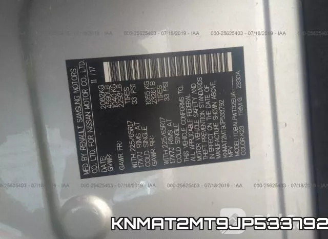 KNMAT2MT9JP533792 фото 10