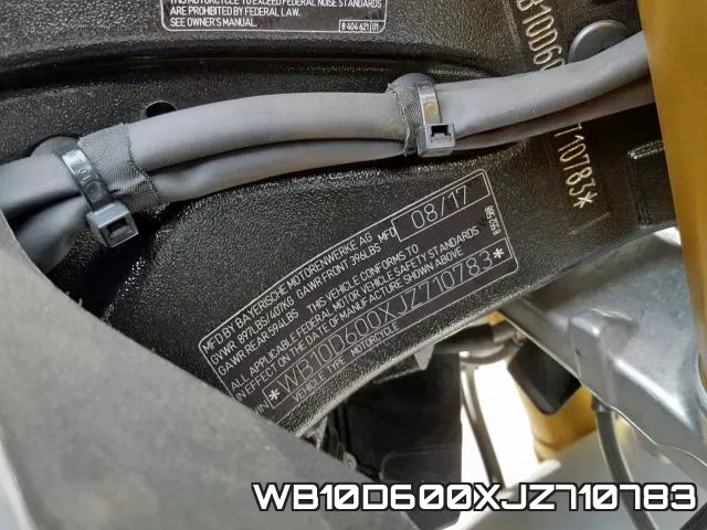 WB10D600XJZ710783 фото 2
