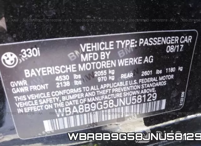 WBA8B9G58JNU58129 фото 10