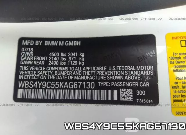 WBS4Y9C55KAG67130 фото 10