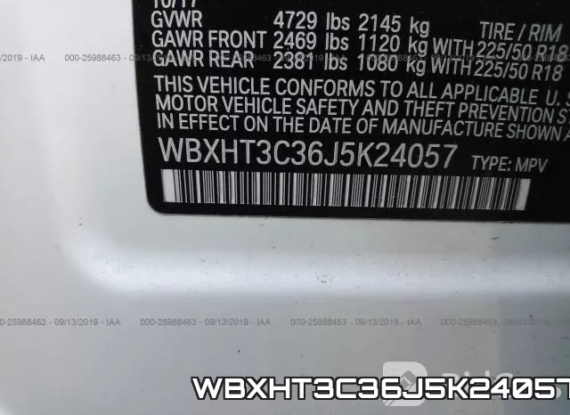 WBXHT3C36J5K24057 фото 10