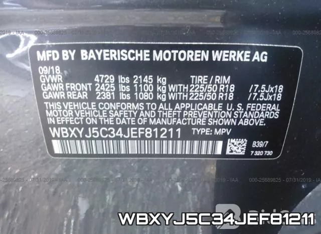 WBXYJ5C34JEF81211 фото 10