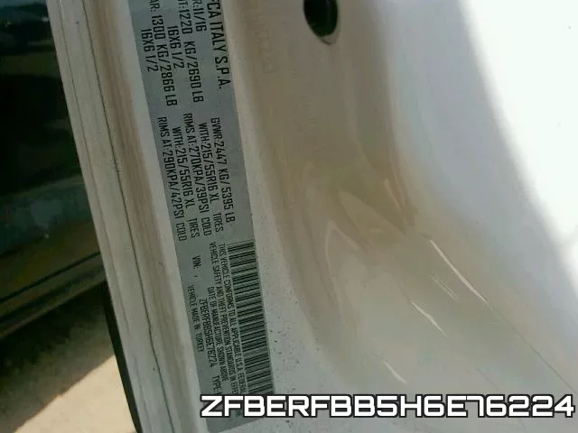 ZFBERFBB5H6E76224 фото 2