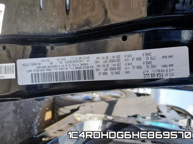 1C4RDHDG6HC869570 фото 2