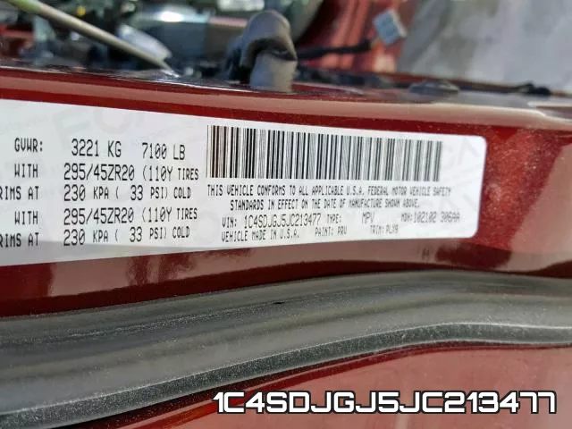 1C4SDJGJ5JC213477 фото 2