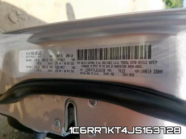 1C6RR7KT4JS163728 фото 2