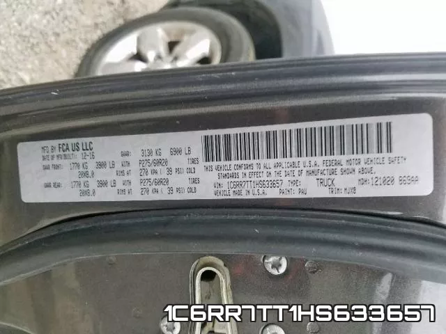 1C6RR7TT1HS633657 фото 2
