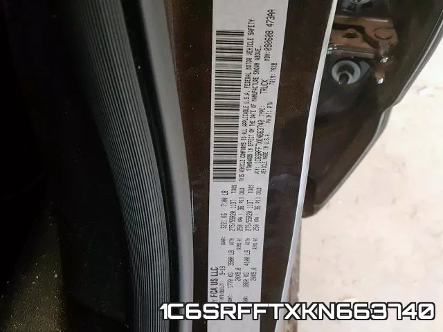 1C6SRFFTXKN663740 фото 2