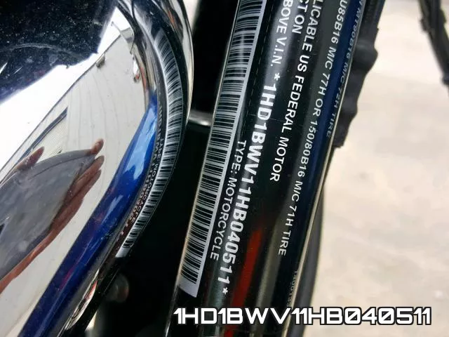 1HD1BWV11HB040511 фото 2