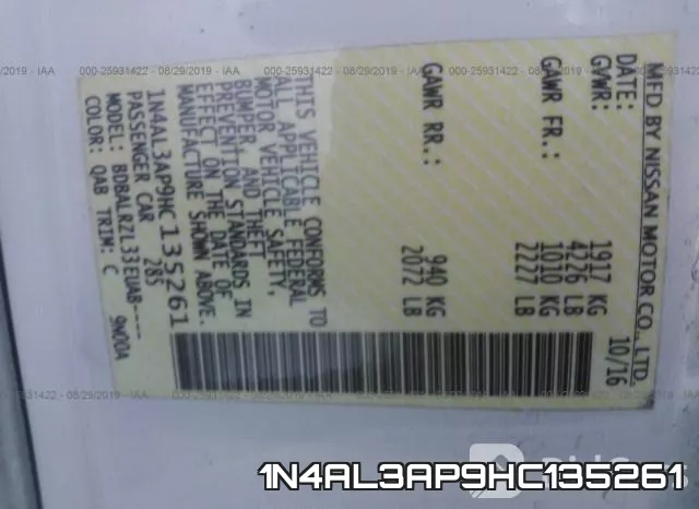 1N4AL3AP9HC135261 фото 10