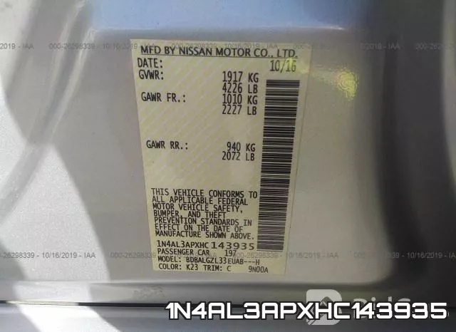 1N4AL3APXHC143935 фото 10