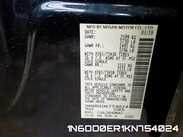 1N6DD0ER1KN754024 фото 2