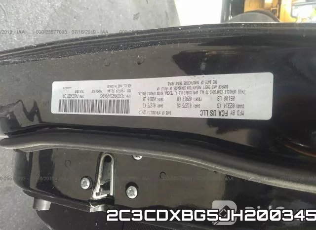 2C3CDXBG5JH200345 фото 9