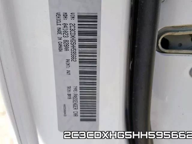 2C3CDXHG5HH595662 фото 2