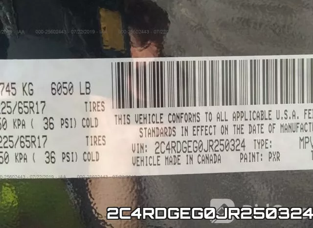 2C4RDGEG0JR250324 фото 10