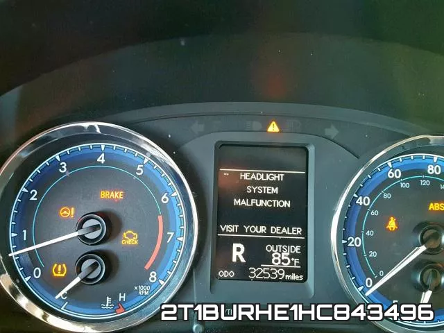 2T1BURHE1HC843496 фото 9