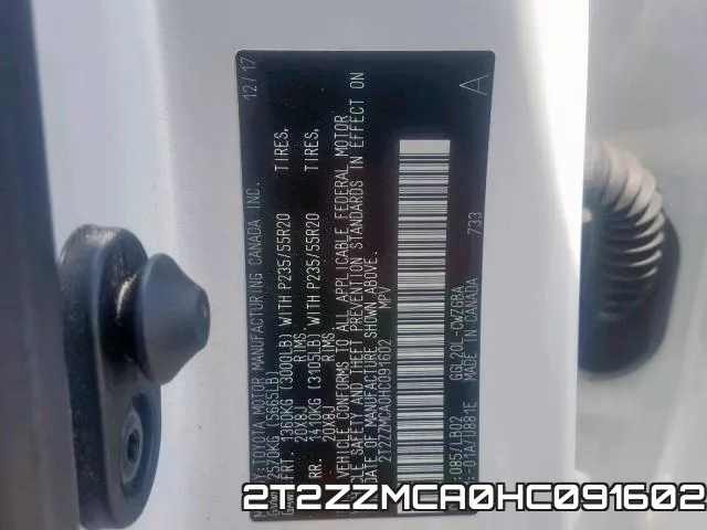 2T2ZZMCA0HC091602 фото 2