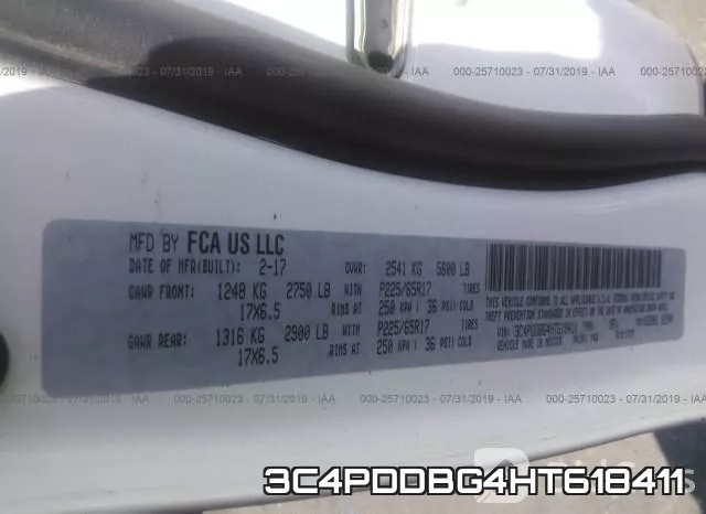 3C4PDDBG4HT618411 фото 10