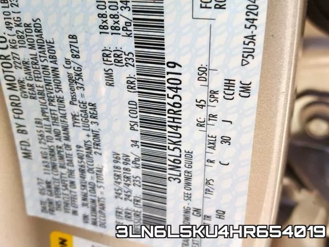 3LN6L5KU4HR654019 фото 2